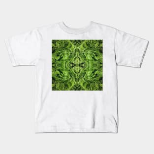 Sage green pattern of Parsley leaves, still No Time Kids T-Shirt